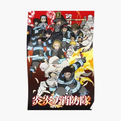 poster504x498f8f8f8 pad600x600f8f8f8 - Fire Force Shop