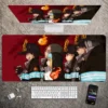 Fire Force Anime Mousepad Large Gaming Mouse Pad LockEdge Thickened Computer Keyboard Table Desk Mat 6 - Fire Force Shop