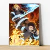 Fire Force Anime Poster Bedroom Decoration Art Posters for Wall Decororation Painting on Canvas Home Decorations 10 - Fire Force Shop