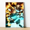 Fire Force Anime Poster Bedroom Decoration Art Posters for Wall Decororation Painting on Canvas Home Decorations 13 - Fire Force Shop