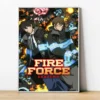 Fire Force Anime Poster Bedroom Decoration Art Posters for Wall Decororation Painting on Canvas Home Decorations 23 - Fire Force Shop