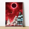 Fire Force Anime Poster Bedroom Decoration Art Posters for Wall Decororation Painting on Canvas Home Decorations 3 - Fire Force Shop