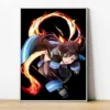 Fire Force Anime Poster Bedroom Decoration Art Posters for Wall Decororation Painting on Canvas Home Decorations 6 - Fire Force Shop