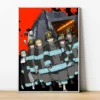 Fire Force Anime Poster Bedroom Decoration Art Posters for Wall Decororation Painting on Canvas Home Decorations 9 - Fire Force Shop