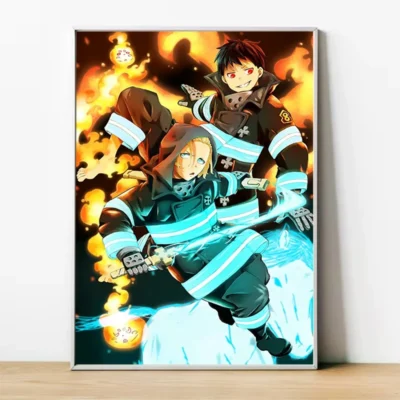 Fire Force New Design Wall Art - Fire Force Shop