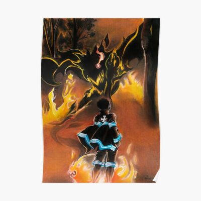 Fire force Shinra Kusakabe Poster - Fire Force Shop