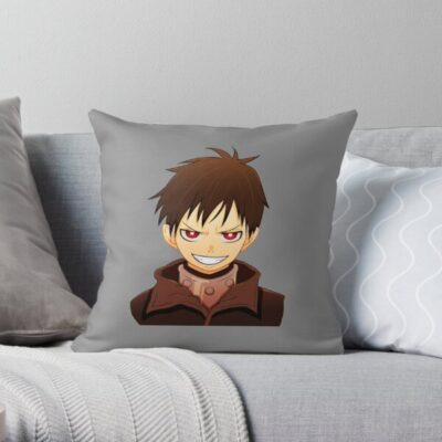 Shinra Kusakabe – Fire Force Throw Pillow - Fire Force Shop