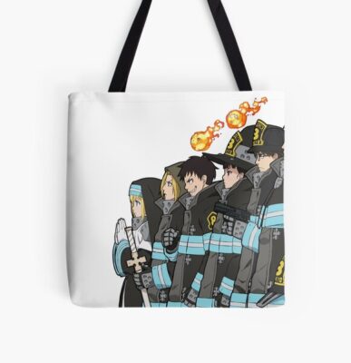 Special Force Company 8 – Fire Force All Over Print Tote Bag - Fire Force Shop